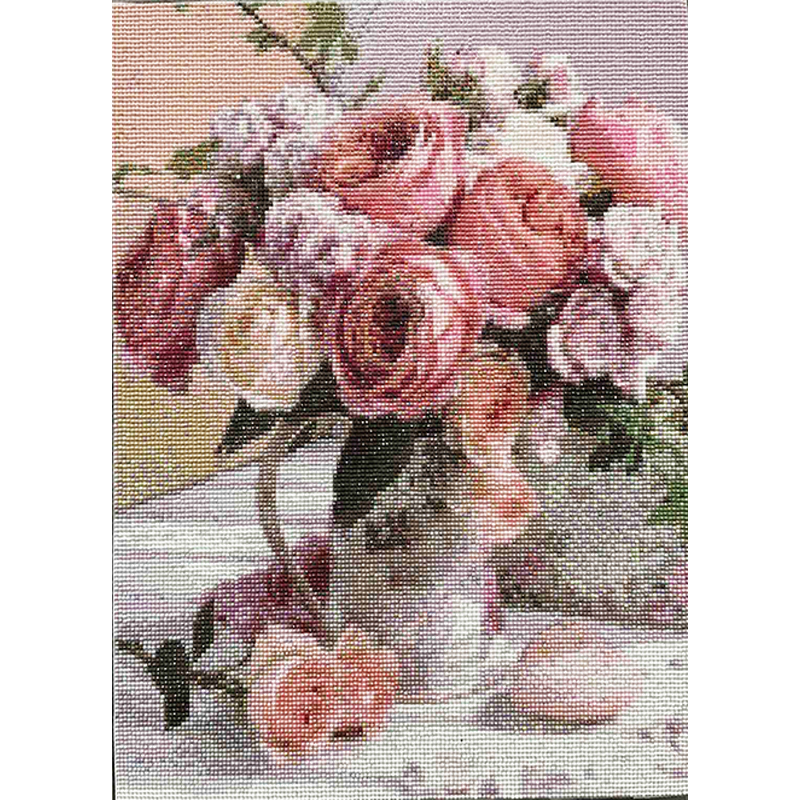 Набір для творчості зі стразами на підрамнику Букет коханій 40*50 см.