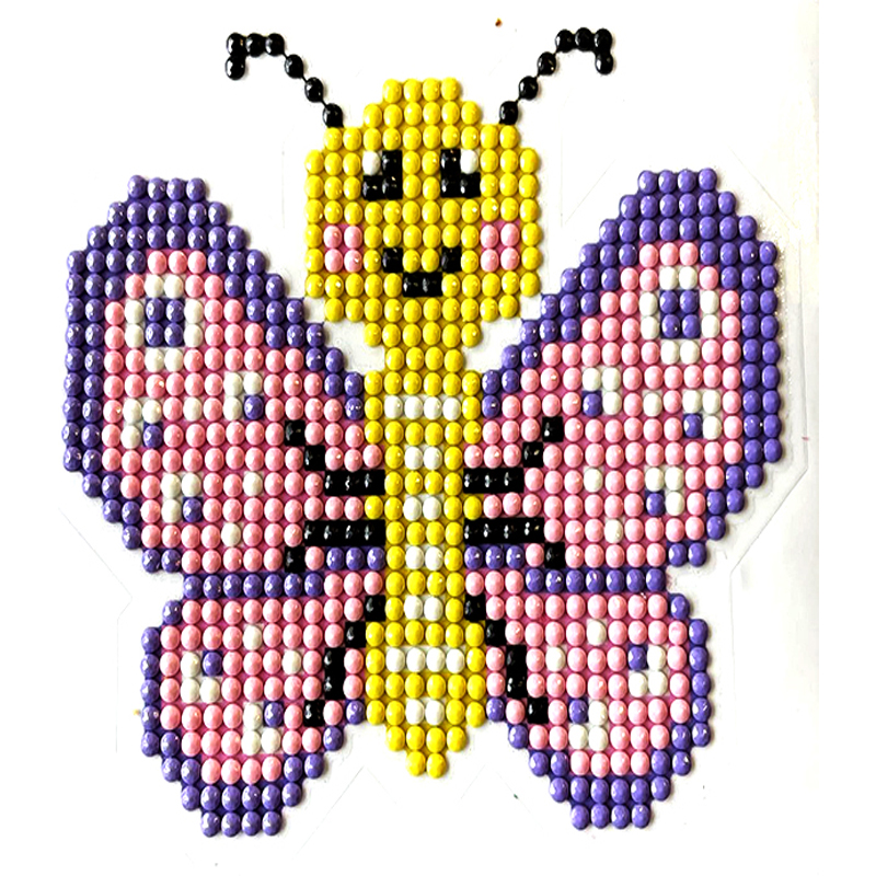 Набір для творчості зі стразами, (наліпка) Весняний метелик 9*11 см