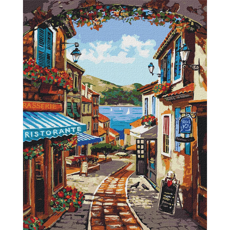 Картина за номерами - Чарівні вулички