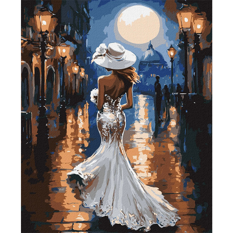 Картина за номерами - Вечір стилю ©art_selena_ua