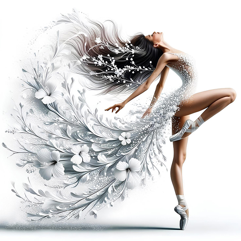 Набір для творчості зі стразами на підрамнику, В ритмі квітів, 30*30 см