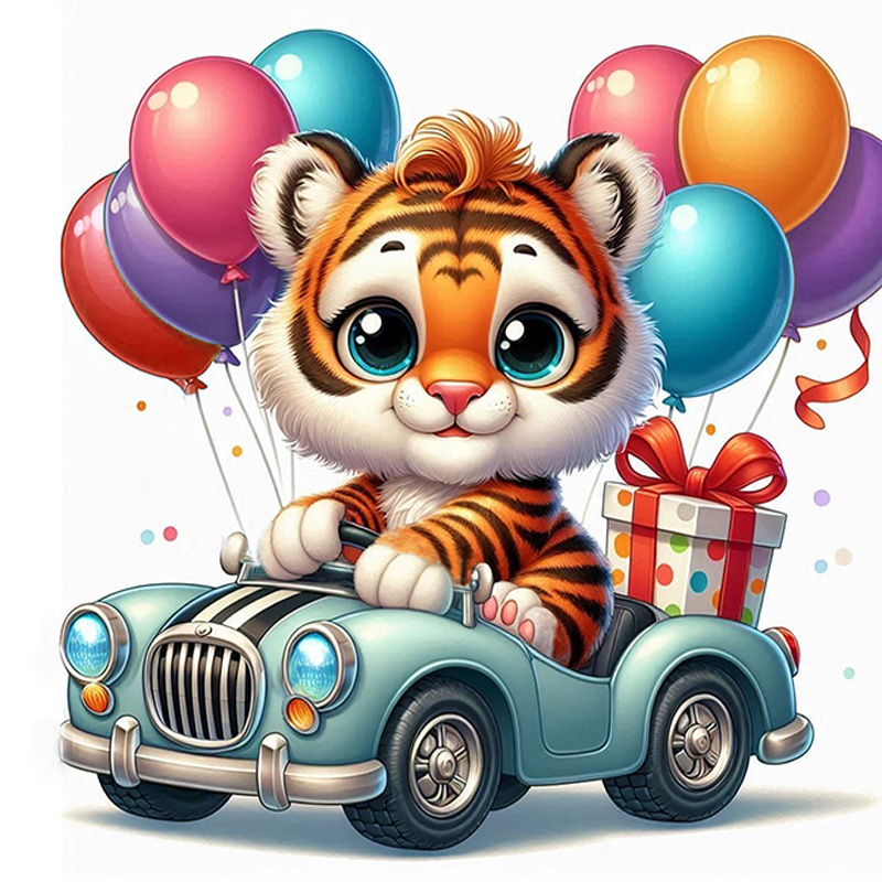 Набір зі стразами наліпка, Святкова подорож, 11*10 см