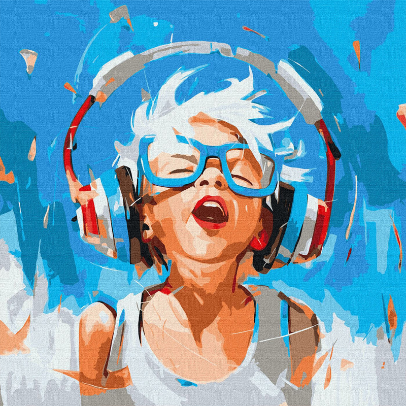 Картина за номерами - Його літній біт ©Mariia Kotiuzhynska