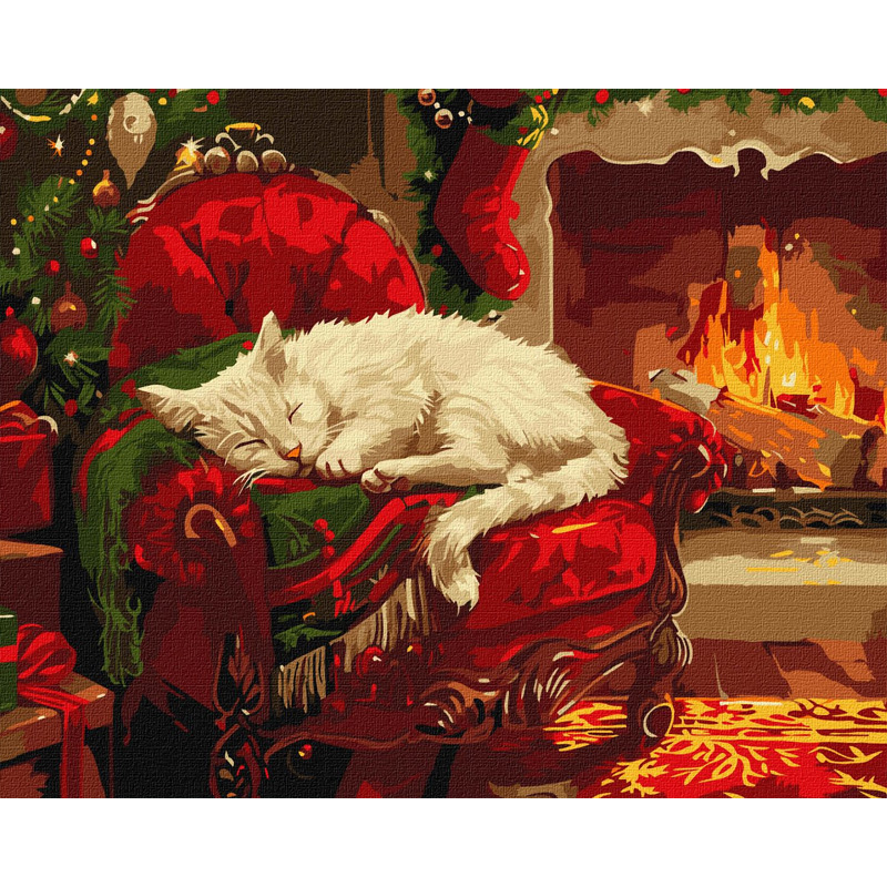 Картина за номерами - Святковий затишок ©art_selena_ua