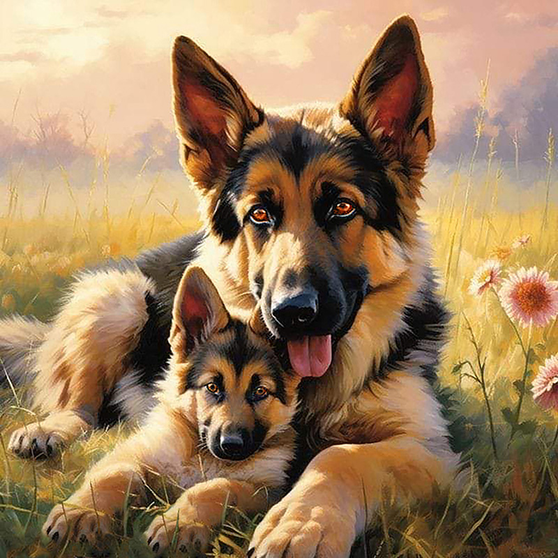 Набір зі стразами на підрамнику, Разом сильні, 30*30 см