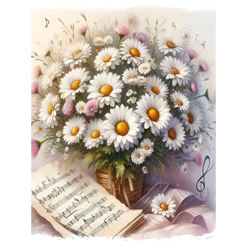 Набір для творчості зі стразами на підрамнику, Пісня про кохання, 30*40 см