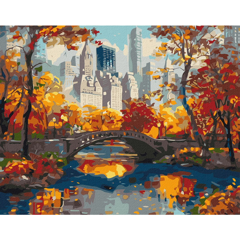 Картина за номерами - Золотий парк ©art_selena_ua