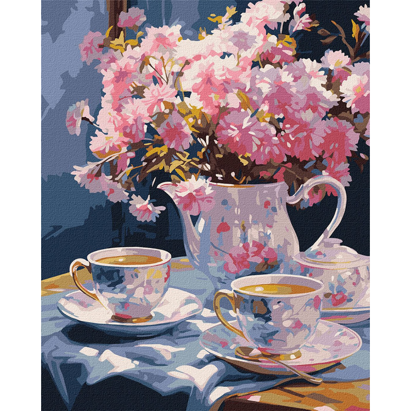 Картина за номерами - Вишукане чаювання ©art_selena_ua