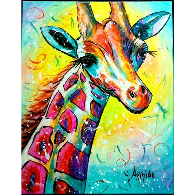 Набір для творчості зі стразами на підрамнику, Африканський красень, 20*30 см