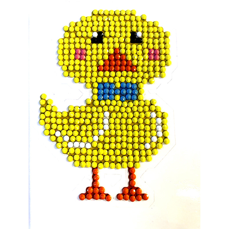 Набір для творчості зі стразами (наліпка), Курчатко 7*9 см