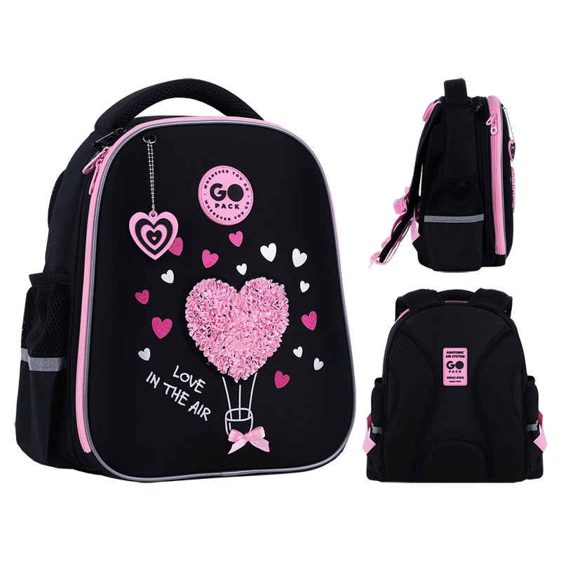 Рюкзак шкільний напівкаркасний GoPack Education Heart GO26-165S-2