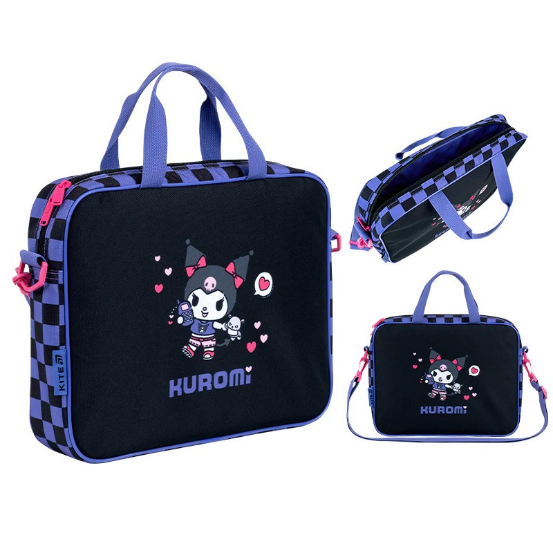 Шкільна текстильна сумка Kite Kuromi HK26-589-1