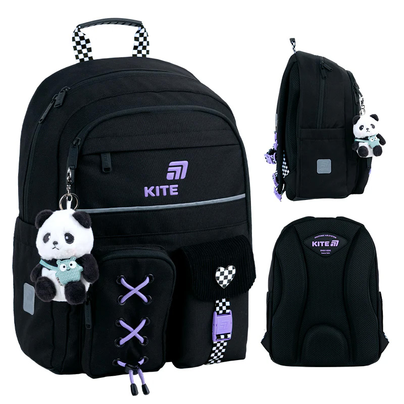 Рюкзак шкільний Kite Education Panda Love K26-584M-2