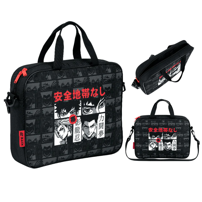 Шкільна текстильна сумка Kite Anime K26-589-3