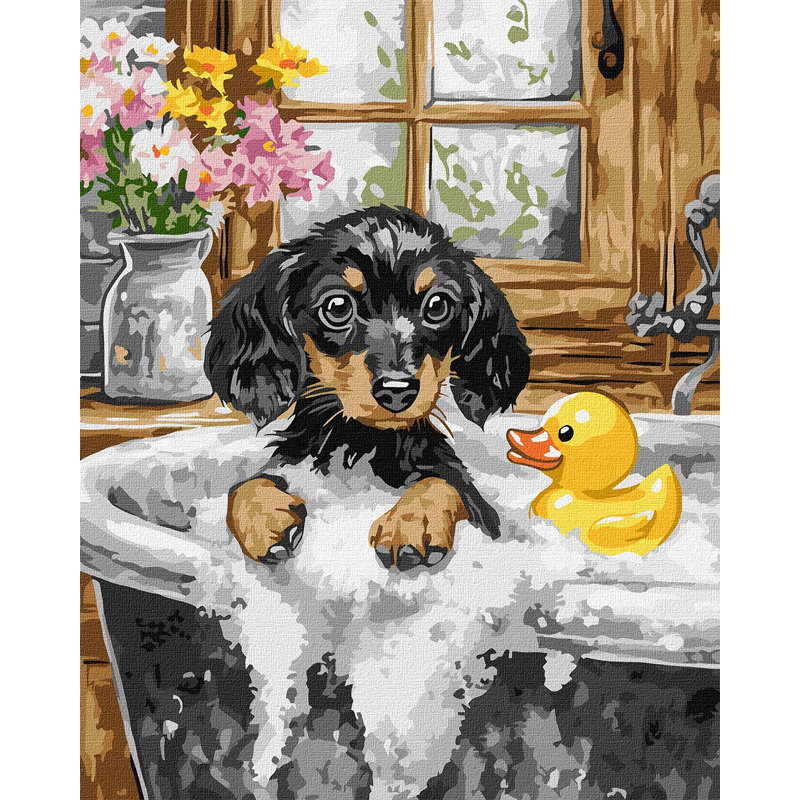 Картина за номерами - День купання ©art_selena_ua