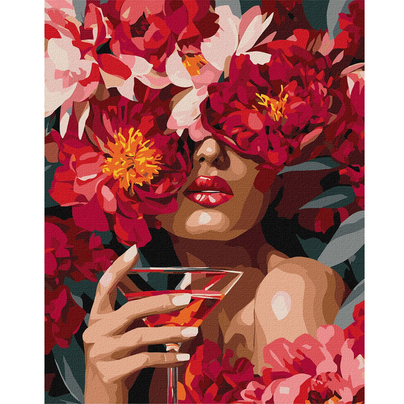 Картина за номерами - Квіткова cпокуса ©art_selena_ua