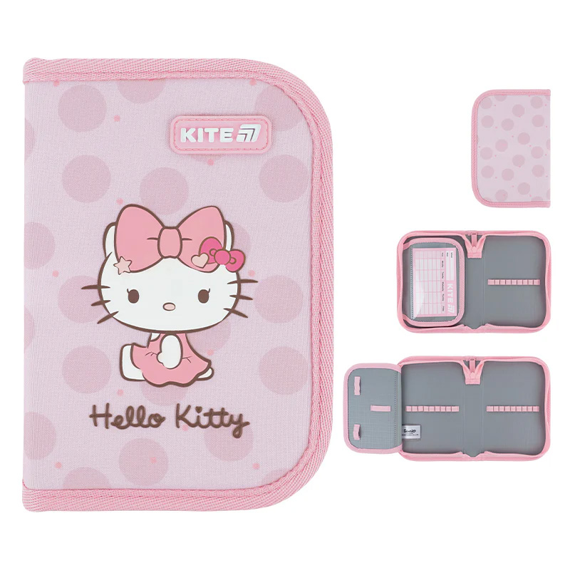 Пенал без наповнення Kite Hello Kitty HK26-621-1, 1 відділення, 1 відворот