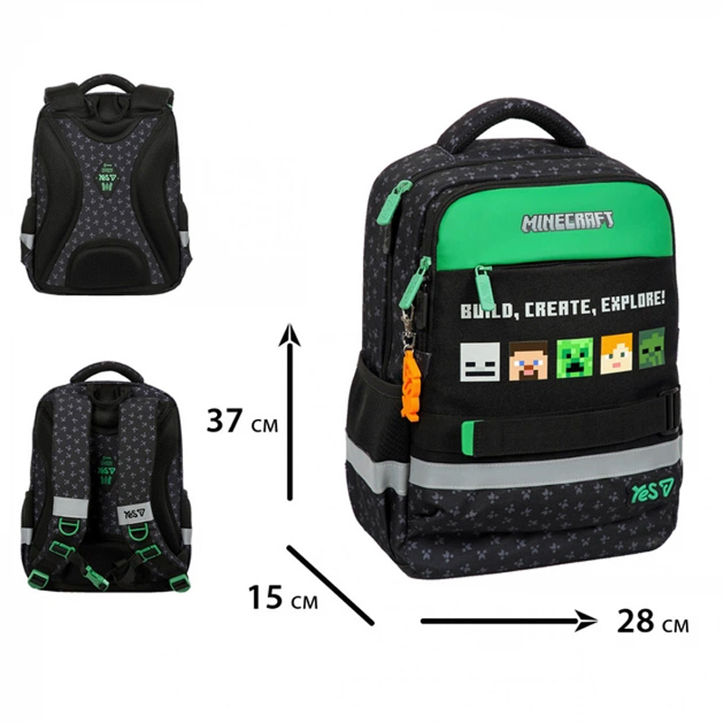 Рюкзак шкільний Yes Ergo Minecraft Reality S-52S 550274