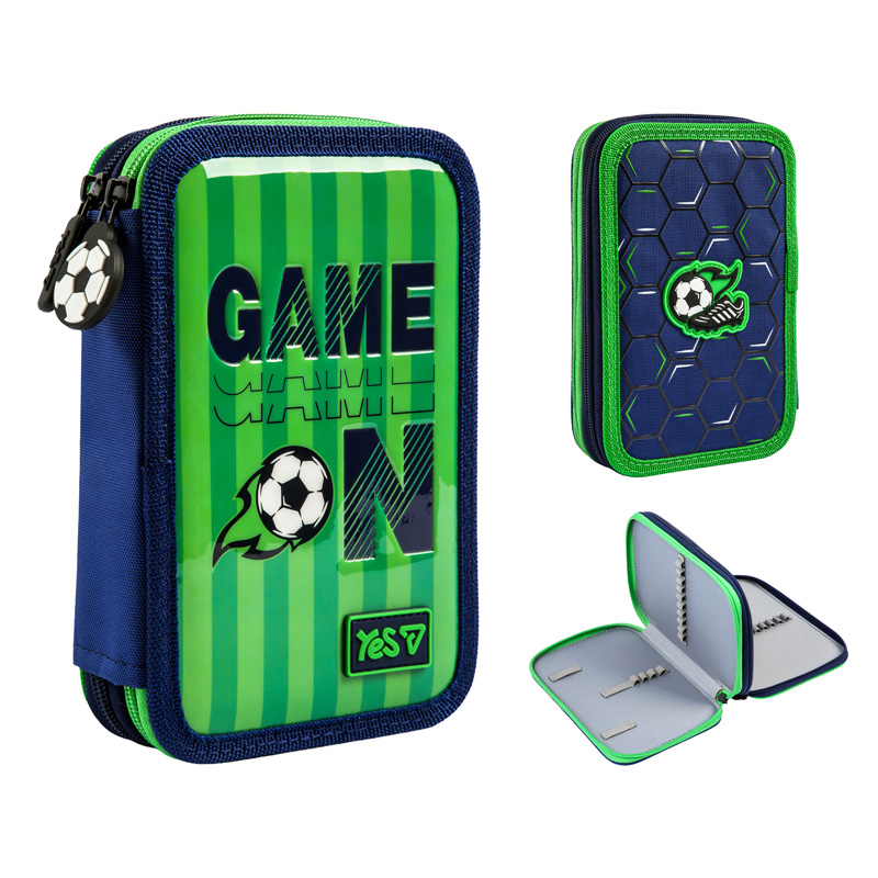 Пенал твердий Yes подвійний Football Fan HP-01