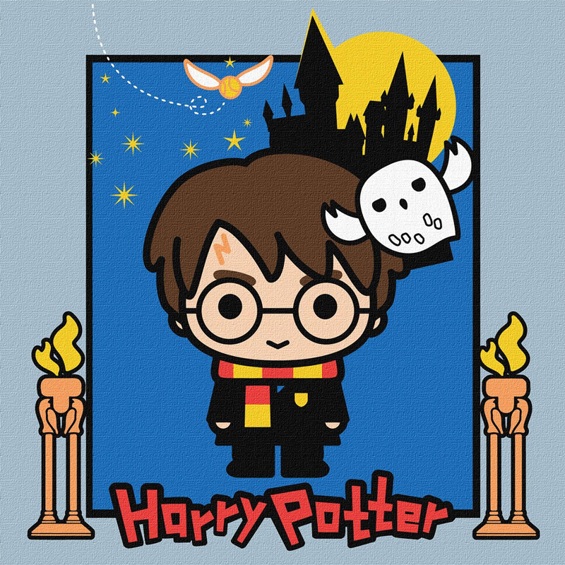 Картина за номерами - Harry Potter: Таємниці замку ©Warner Bros.